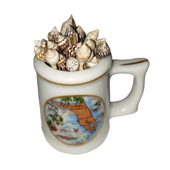 Florida Toothpick Holder Vintage Collectible Souvenir Destination - Picture 5 of 5